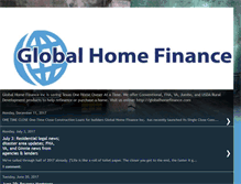 Tablet Screenshot of globalhomefinance.blogspot.com