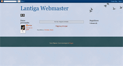 Desktop Screenshot of lantiga-webmaster.blogspot.com