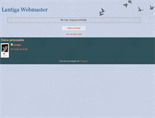 Tablet Screenshot of lantiga-webmaster.blogspot.com