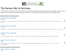 Tablet Screenshot of koreanwaringermany.blogspot.com