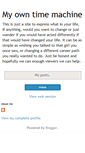 Mobile Screenshot of myowntimemachine.blogspot.com