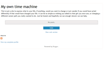 Tablet Screenshot of myowntimemachine.blogspot.com