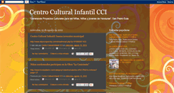 Desktop Screenshot of centroculturalinfantilcci.blogspot.com