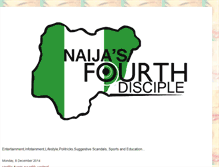Tablet Screenshot of naijasfourthdisciple.blogspot.com
