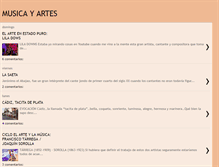 Tablet Screenshot of musicayartes.blogspot.com