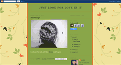 Desktop Screenshot of justlookforloveinit.blogspot.com