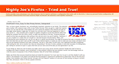 Desktop Screenshot of mightyjoefirefox.blogspot.com