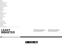 Tablet Screenshot of leakymonster.blogspot.com