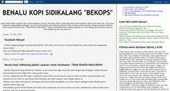 Desktop Screenshot of benalukopi.blogspot.com