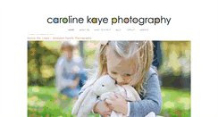 Desktop Screenshot of carolinekayephoto.blogspot.com