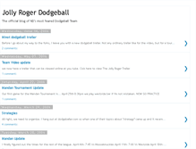 Tablet Screenshot of jollyrogerdodgeball.blogspot.com