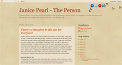 Desktop Screenshot of janicepearl.blogspot.com