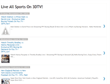 Tablet Screenshot of live-allsports-3dtv.blogspot.com