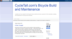 Desktop Screenshot of cycletallbikebuild.blogspot.com