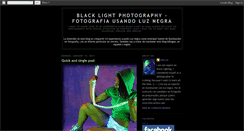 Desktop Screenshot of blacklightphotography.blogspot.com