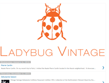 Tablet Screenshot of ladybugvintage.blogspot.com