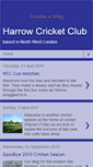 Mobile Screenshot of harrowcricketclub.blogspot.com