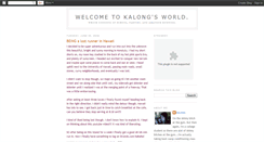 Desktop Screenshot of kalongsworld.blogspot.com