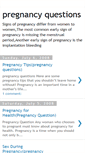Mobile Screenshot of pregnancy-questions.blogspot.com