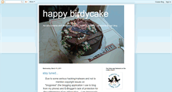 Desktop Screenshot of happybirdycake.blogspot.com