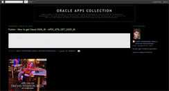 Desktop Screenshot of oracleappscollection.blogspot.com