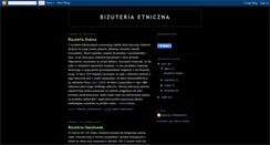 Desktop Screenshot of bizuteria-etniczna-w5t.blogspot.com