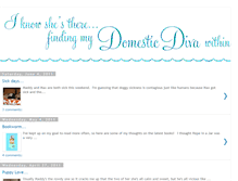 Tablet Screenshot of findingmydomesticdiva.blogspot.com