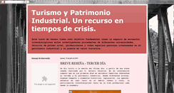 Desktop Screenshot of cvyturismoypatrimonioindustrial.blogspot.com