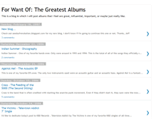 Tablet Screenshot of forwantofalbums.blogspot.com