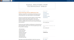 Desktop Screenshot of nasaldeliverynewtechnologyspray.blogspot.com