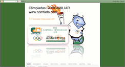 Desktop Screenshot of olimpiadascomfamiliar.blogspot.com