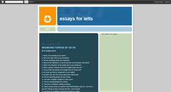 Desktop Screenshot of iletsessays.blogspot.com