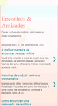Mobile Screenshot of encontroseamizades.blogspot.com