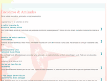 Tablet Screenshot of encontroseamizades.blogspot.com