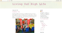 Desktop Screenshot of livingourhighlife.blogspot.com