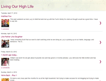 Tablet Screenshot of livingourhighlife.blogspot.com