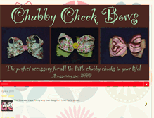 Tablet Screenshot of chubbycheekbows.blogspot.com