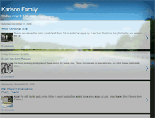 Tablet Screenshot of karlsonfamily.blogspot.com