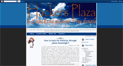 Desktop Screenshot of hackersplaza.blogspot.com