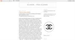 Desktop Screenshot of classe-pasclasse.blogspot.com
