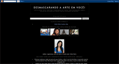 Desktop Screenshot of desmascarandoaarteemvoce.blogspot.com
