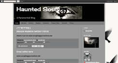 Desktop Screenshot of hauntedsouls.blogspot.com