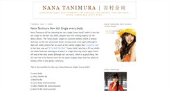 Desktop Screenshot of nanatanimura.blogspot.com