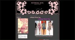 Desktop Screenshot of materialgirlcloset.blogspot.com