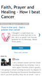 Mobile Screenshot of faith-prayer-healing.blogspot.com