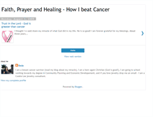 Tablet Screenshot of faith-prayer-healing.blogspot.com