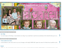 Tablet Screenshot of fackrellfam.blogspot.com