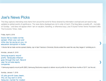 Tablet Screenshot of joesnewspicks.blogspot.com