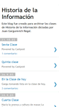 Mobile Screenshot of historiadelainformacion.blogspot.com