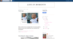 Desktop Screenshot of lifeinmomentsbykelsey.blogspot.com